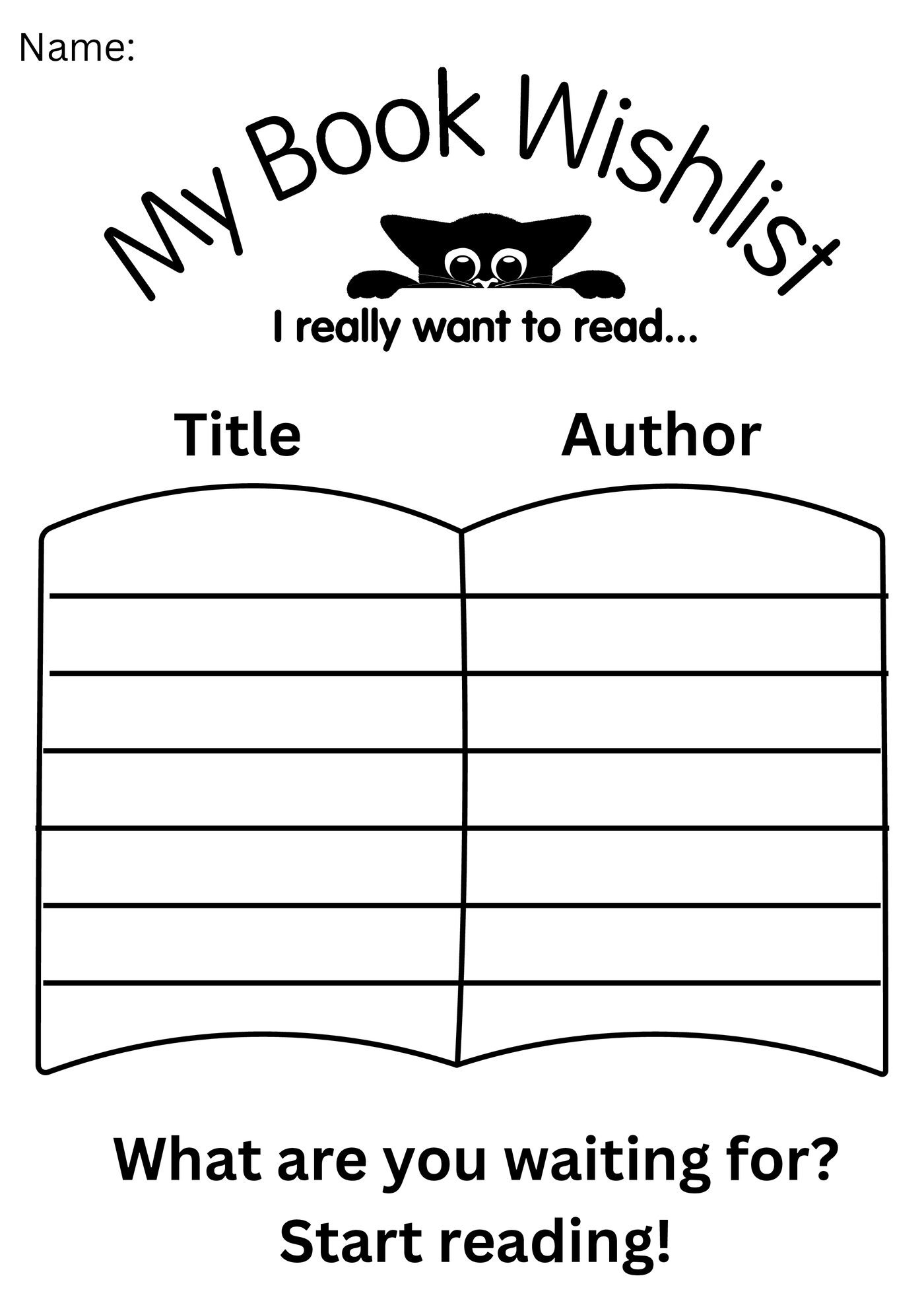 Reading Wishlist